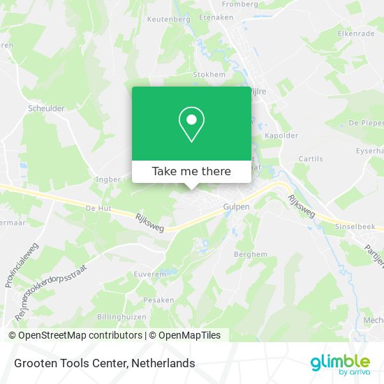Grooten Tools Center map