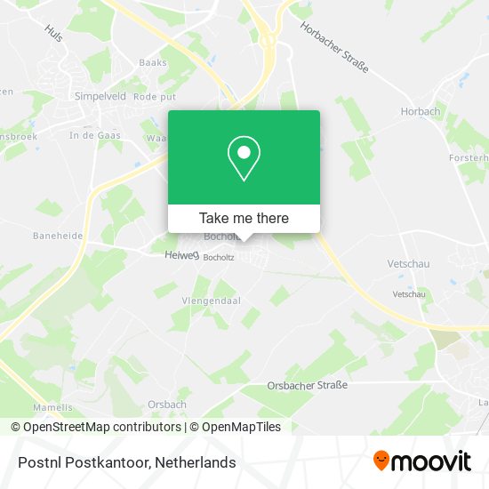 Postnl Postkantoor map