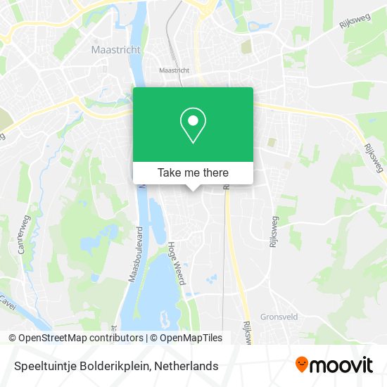 Speeltuintje Bolderikplein map