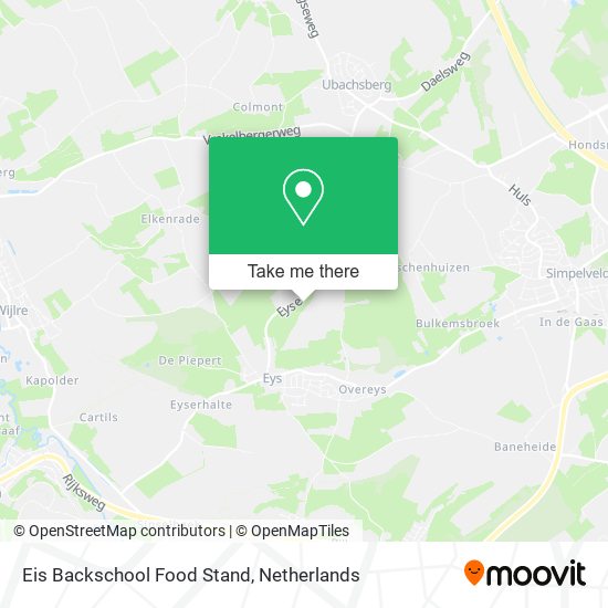 Eis Backschool Food Stand map