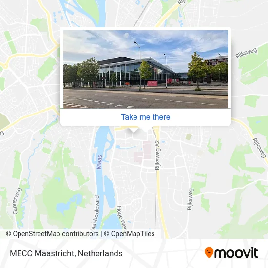 MECC Maastricht map