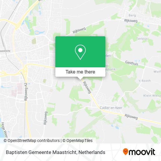 Baptisten Gemeente Maastricht map
