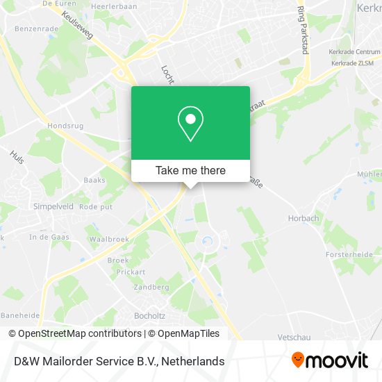 D&W Mailorder Service B.V. map