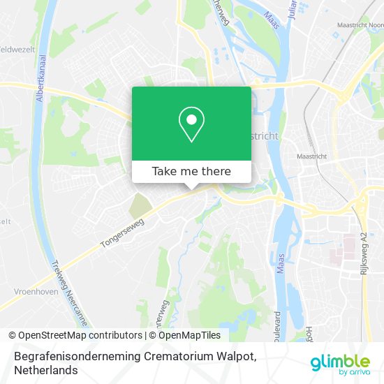 Begrafenisonderneming Crematorium Walpot map