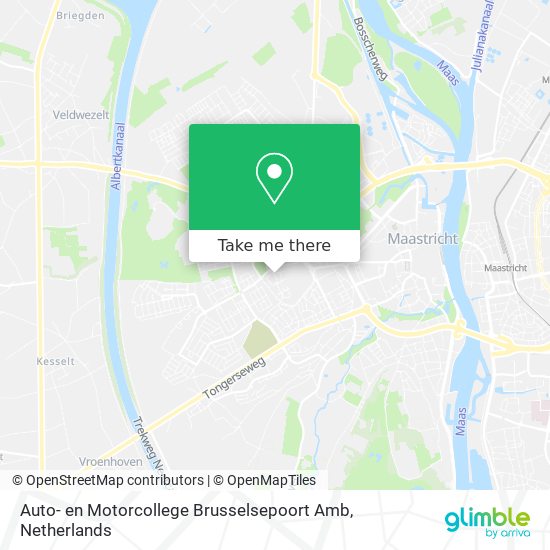 Auto- en Motorcollege Brusselsepoort Amb Karte