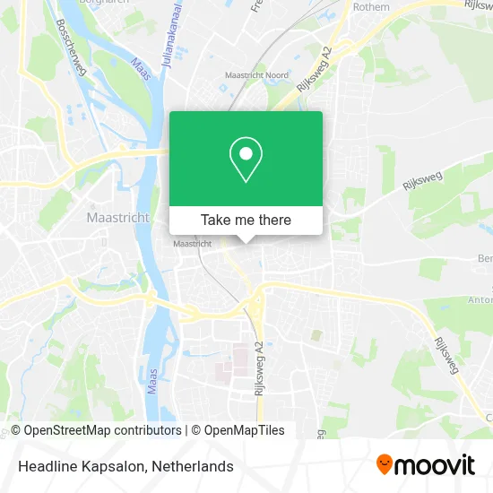 Headline Kapsalon map