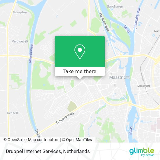 Druppel Internet Services Karte