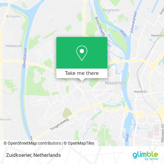 Zuidkoerier Karte