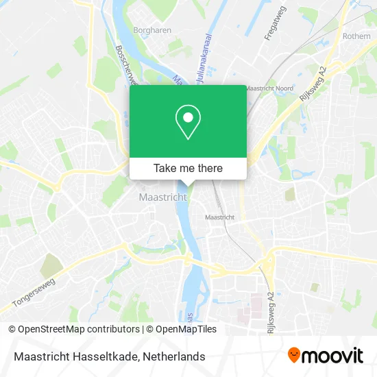 Maastricht Hasseltkade map