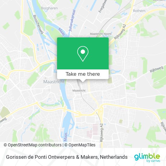 Gorissen de Ponti Ontwerpers & Makers map