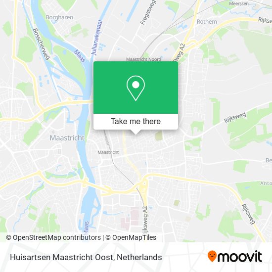 Huisartsen Maastricht Oost map
