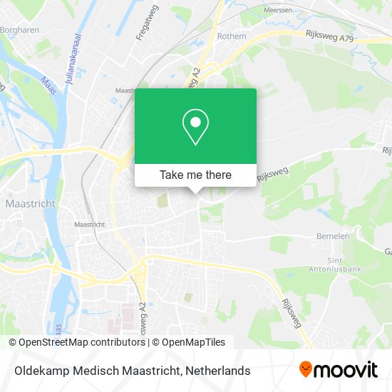 Oldekamp Medisch Maastricht map