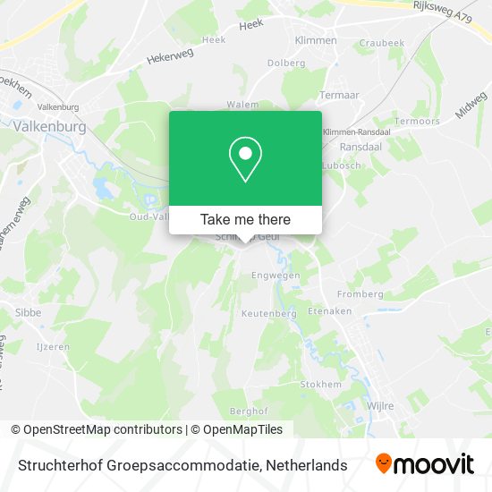 Struchterhof Groepsaccommodatie map