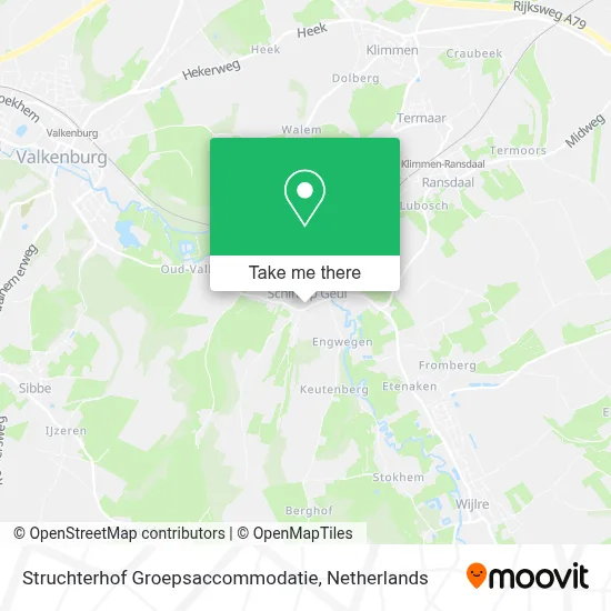 Struchterhof Groepsaccommodatie map