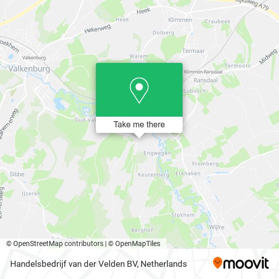 Handelsbedrijf van der Velden BV map