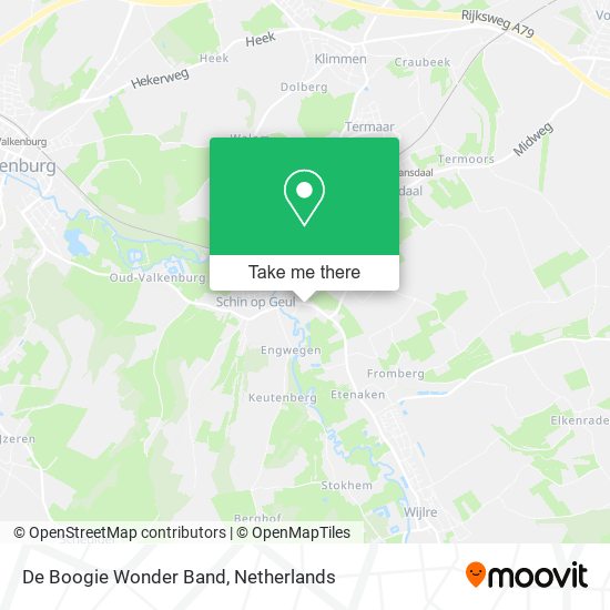 De Boogie Wonder Band map