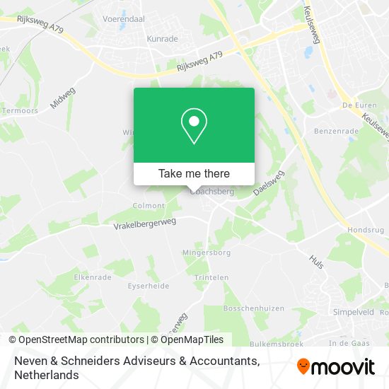 Neven & Schneiders Adviseurs & Accountants map