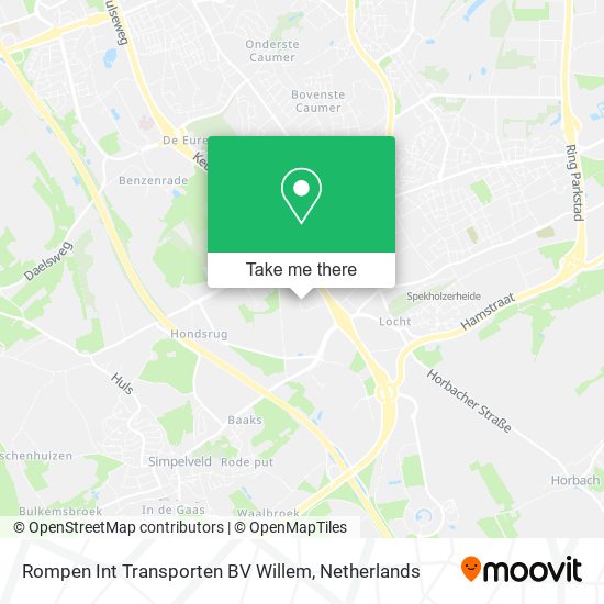 Rompen Int Transporten BV Willem Karte
