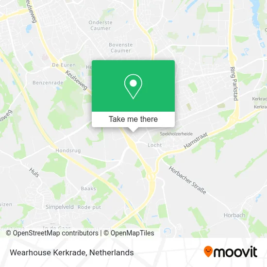 Wearhouse Kerkrade map