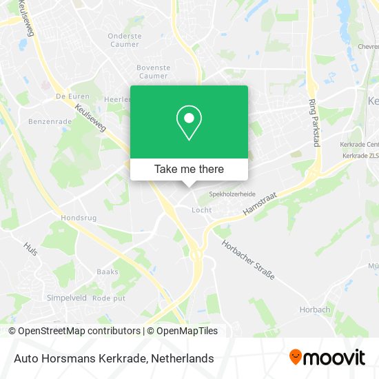 Auto Horsmans Kerkrade map