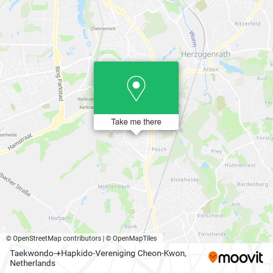 Taekwondo-+Hapkido-Vereniging Cheon-Kwon map