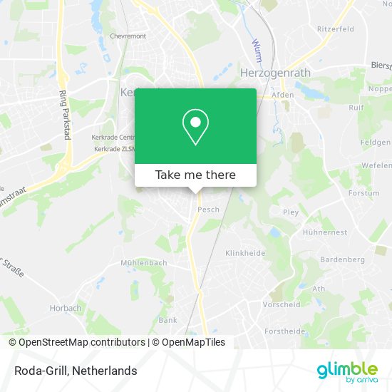 Roda-Grill map