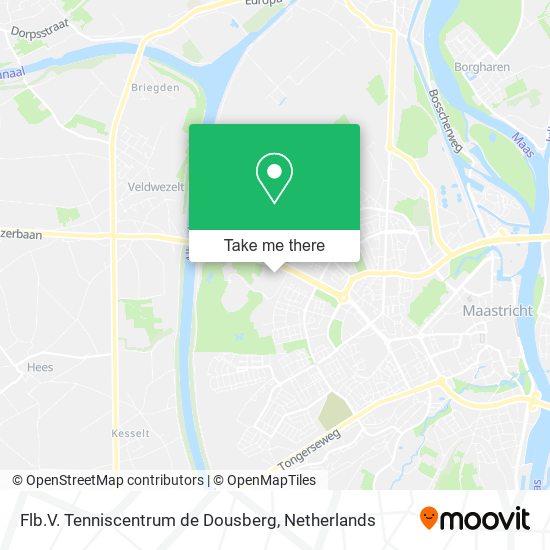 Flb.V. Tenniscentrum de Dousberg map