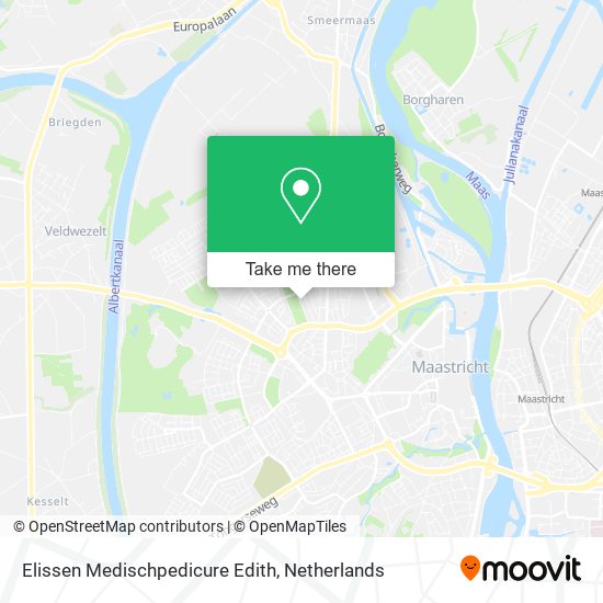 Elissen Medischpedicure Edith map