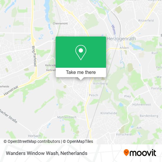 Wanders Window Wash map