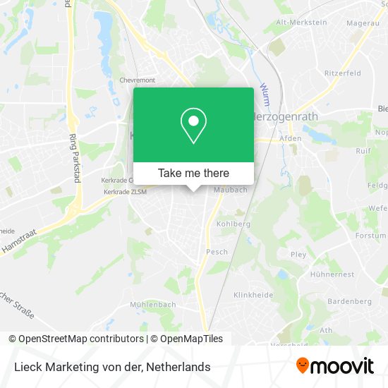 Lieck Marketing von der map