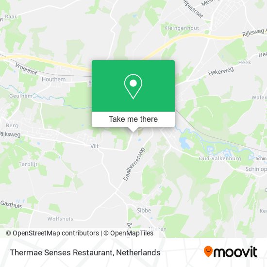 Thermae Senses Restaurant map