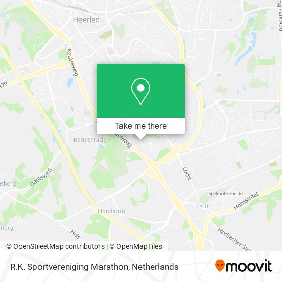 R.K. Sportvereniging Marathon map