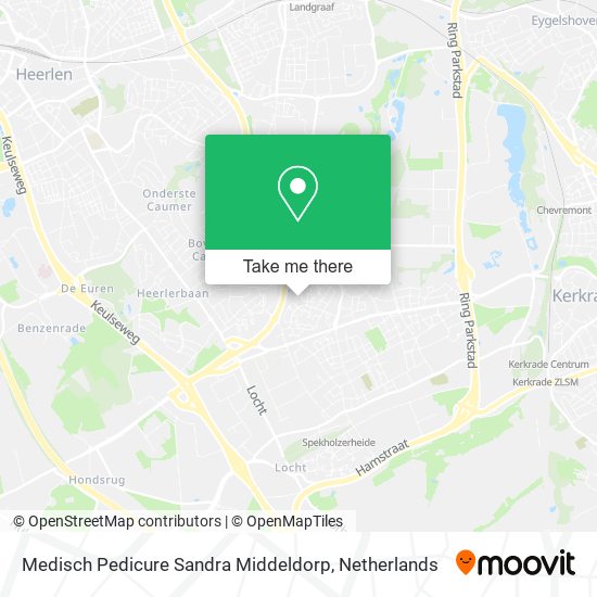 Medisch Pedicure Sandra Middeldorp map