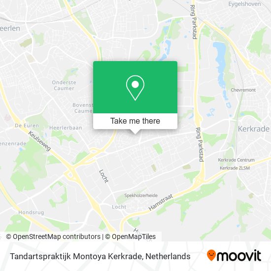 Tandartspraktijk Montoya Kerkrade map