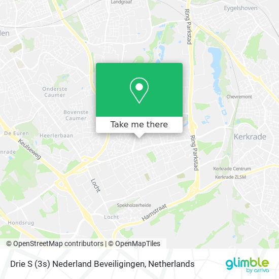 Drie S (3s) Nederland Beveiligingen Karte