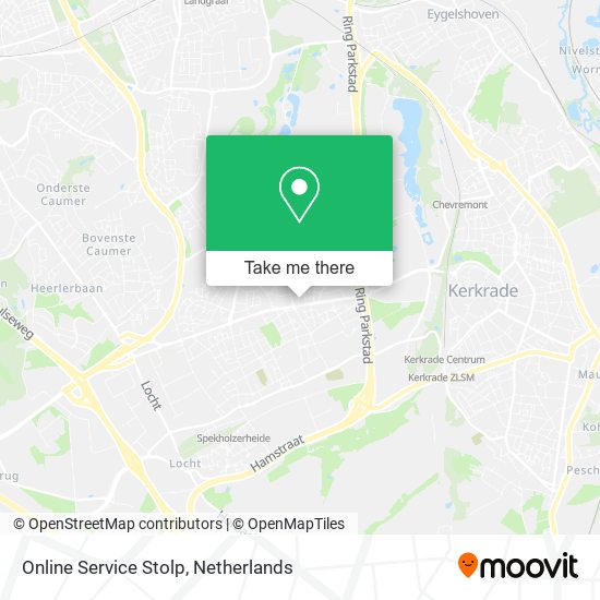 Online Service Stolp map