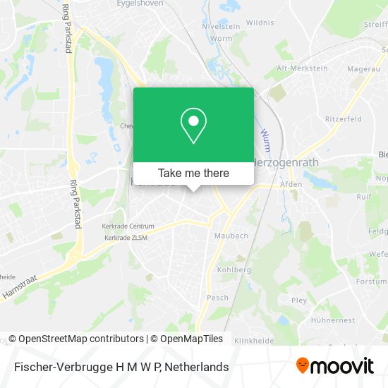 Fischer-Verbrugge H M W P map