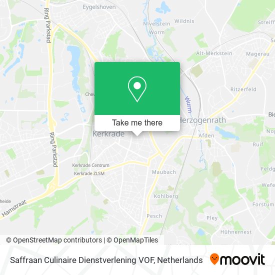 Saffraan Culinaire Dienstverlening VOF map