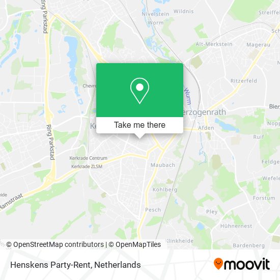 Henskens Party-Rent map