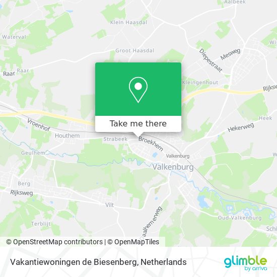 Vakantiewoningen de Biesenberg map