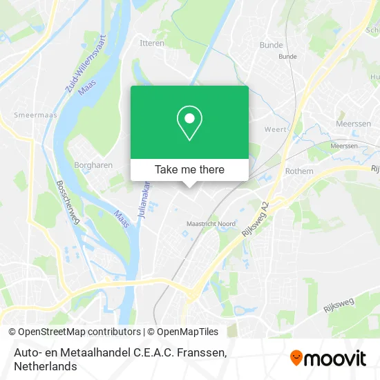 Auto- en Metaalhandel C.E.A.C. Franssen map
