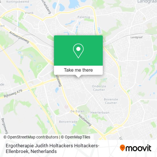 Ergotherapie Judith Holtackers Holtackers-Ellenbroek map