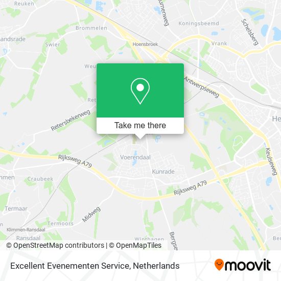 Excellent Evenementen Service map