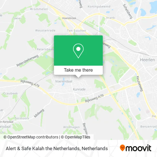 Alert & Safe Kalah the Netherlands map
