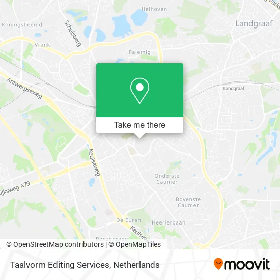 Taalvorm Editing Services map