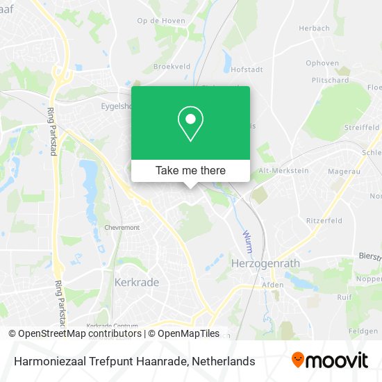 Harmoniezaal Trefpunt Haanrade map