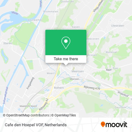 Cafe den Hoepel VOF map