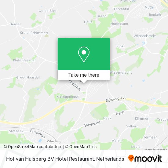 Hof van Hulsberg BV Hotel Restaurant Karte