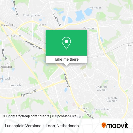 Lunchplein Versland 't Loon map