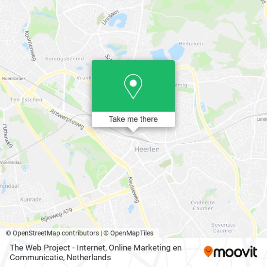 The Web Project - Internet, Online Marketing en Communicatie Karte
